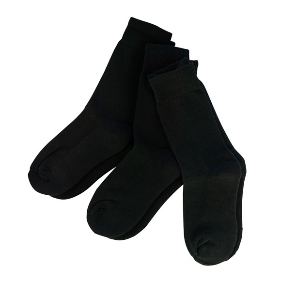 NEW Crew Length Sock 3PK (Sizes 4-7 & 6-10)