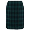 Pleated Skirt (front pleats) - blk/grn/red/yelw