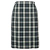 Skirt - blk maroon red